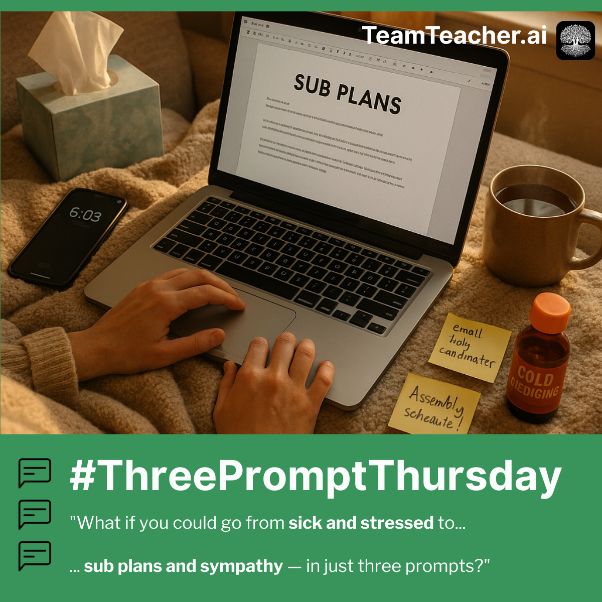 Sub Plans: Brain Dump to Coherent Plans in Three Prompts