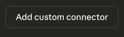 Add custom connector button