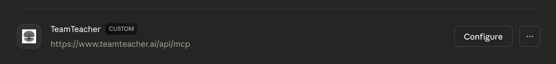TeamTeacher connector added